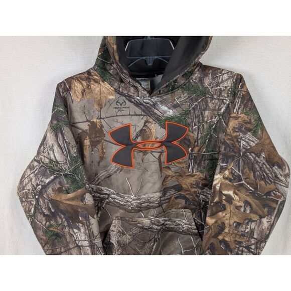 Under Armour RealTree Camouflage Hoodie Youth Size YXL - Picture 3 of 10